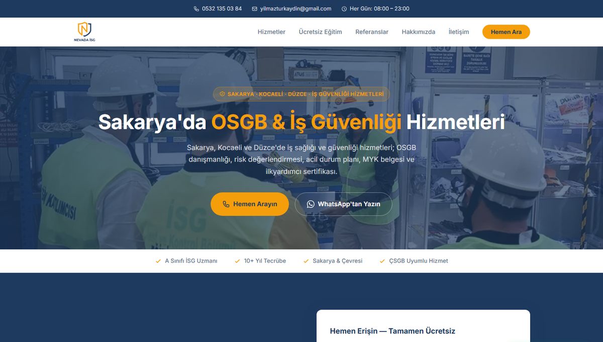 nevadaisg.com ana sayfa